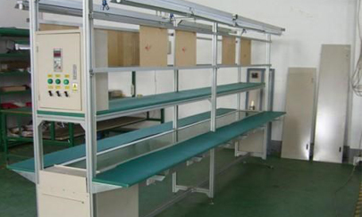 流水線生產廠家簡述輸送線輸送帶跑偏的解決方法